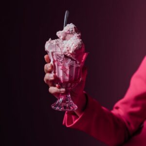 Strawberry Ice Cream Sundae