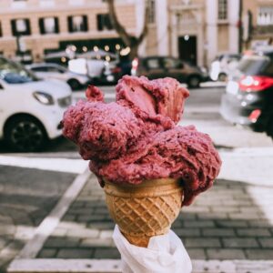 Berry Gelato Ice Cream Cone – Special